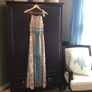 Zara Maxi print dress